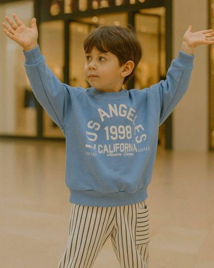 Erkek Çocuk Mavi Eşofman Takımı